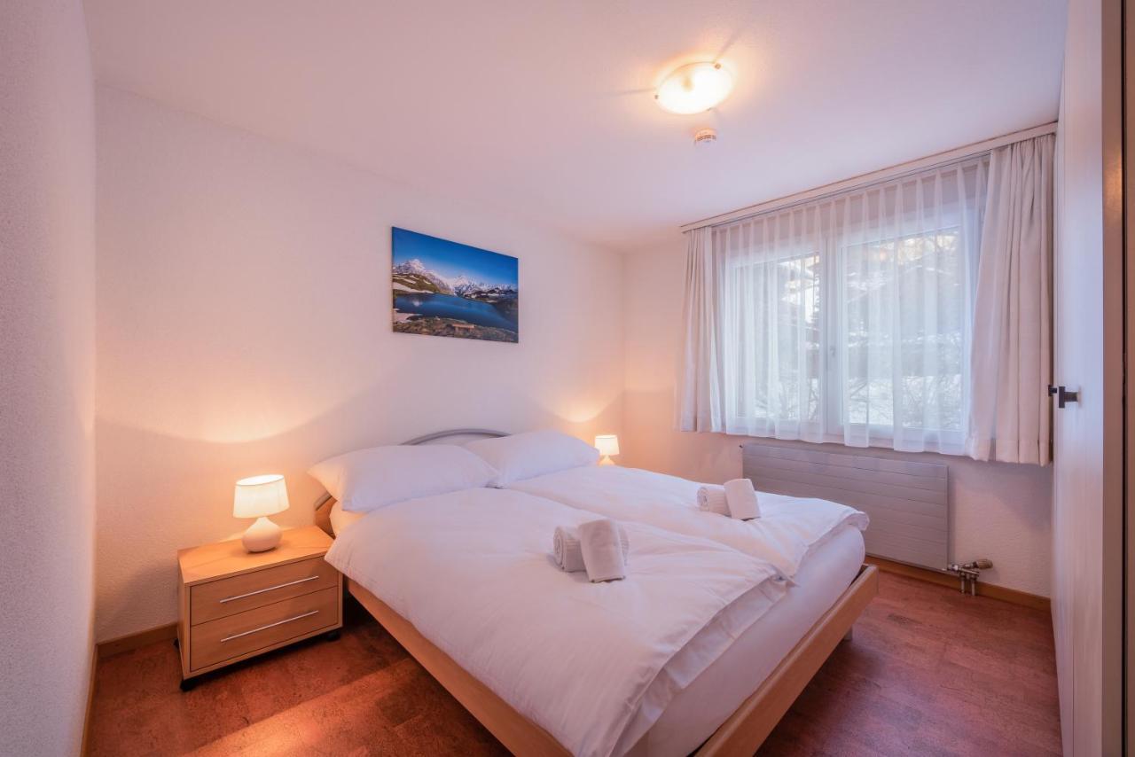 Atemberaubende Sicht Auf Eiger Nordwand Apartment Grindelwald Bagian luar foto
